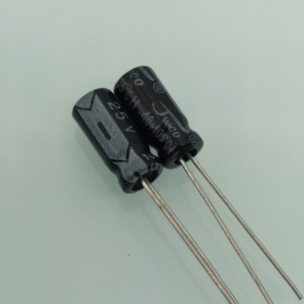 AU Stock 50pcs Electrolytic Capacitors 47uF 47mfd 25V +105℃ Radial 5 x 11mm