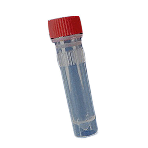 250pcs 1ml Red Plastic Vials Microcentrifuge Tubes Lab Screw Cap Tube