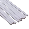 10x OD 2mm ±10% x 250mm ABS Styrene Plastic Round Tube Pipe Diameter White