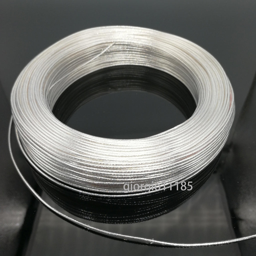AU Stock  40 Feet 22 AWG High Temperature PTFE Silver Plated Wire 0.35mm2