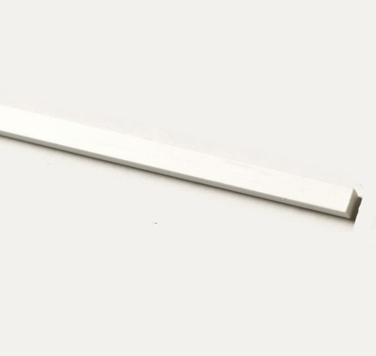 US Stock Pack of 10 ABS Styrene Plastic Flat Rectangular Bars 1.5*3mm 9.8" White