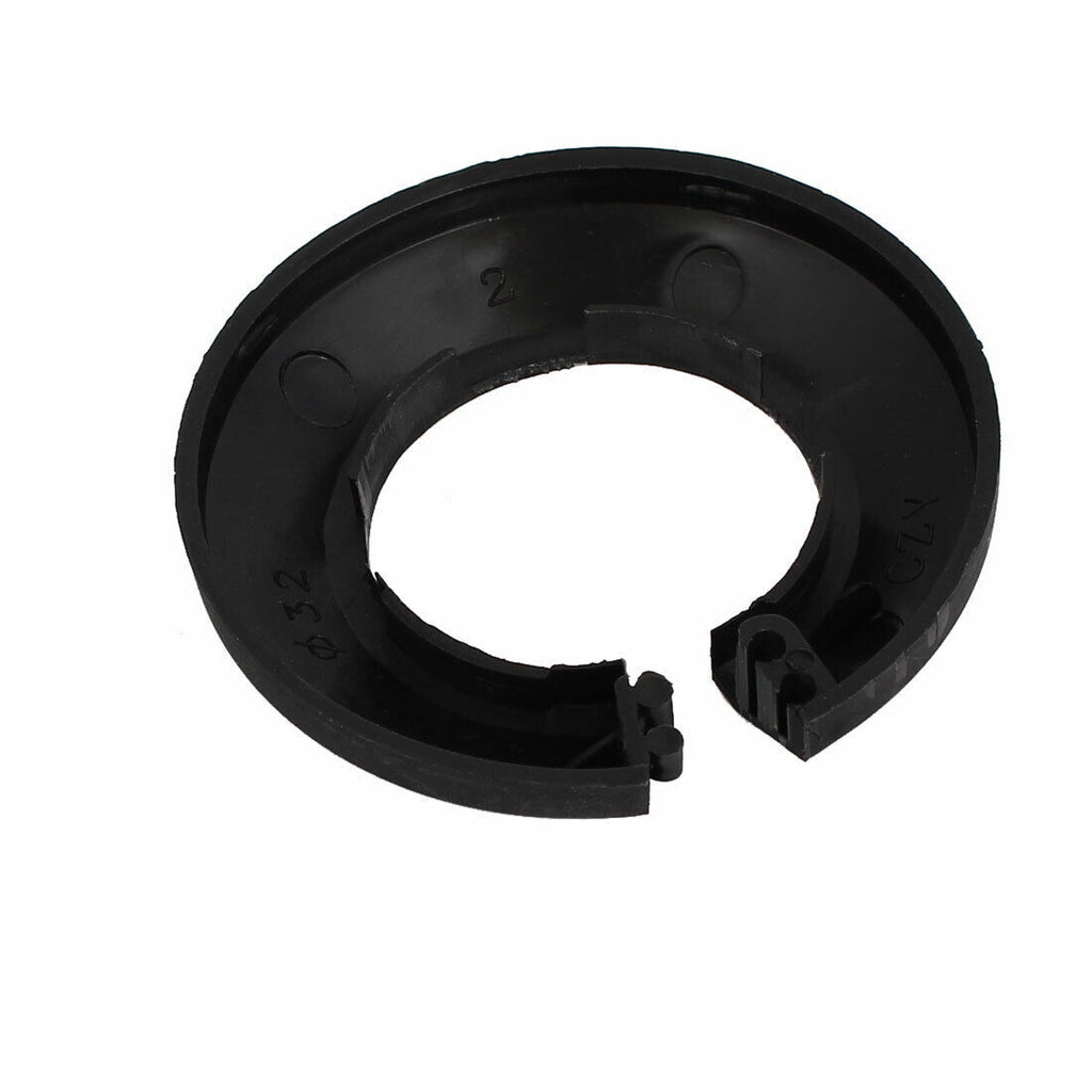 32mm Plastic Wall Flange Radiator Water Pipe Cover  Black