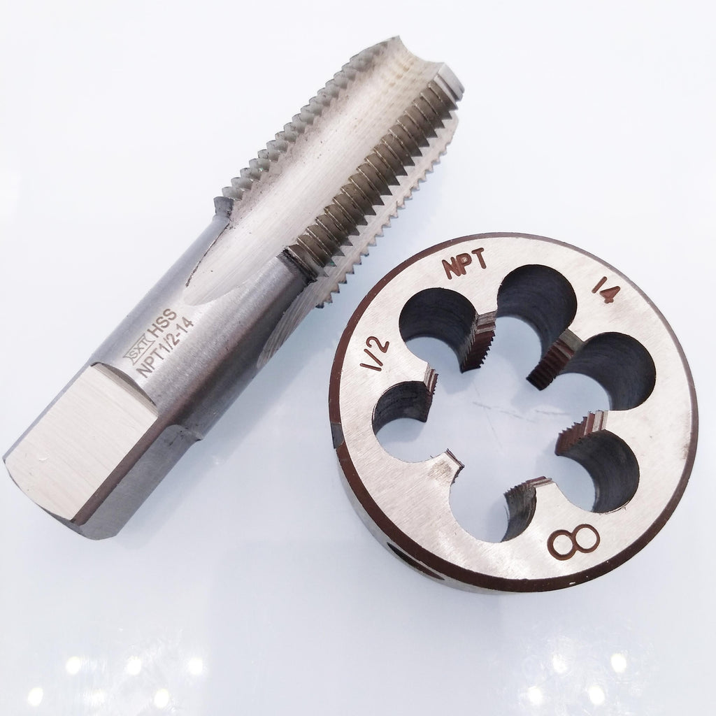 US Stock HSS 1/2-14 NPT Tap & 1/2-14 NPT Die Right Hand