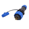 US Stock 5 Pins Waterproof IP68 Aviation Cable Circular Connector Panel Mount