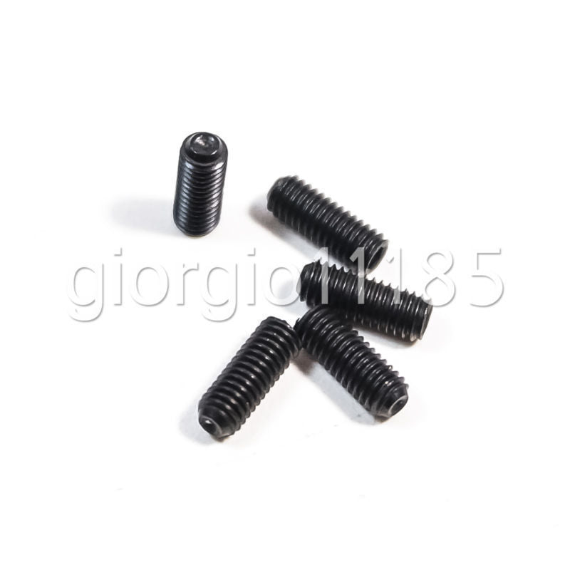 50x M3 x 8mm Alloy Steel Hex Socket Set Screw with Cup Point Grub Screw