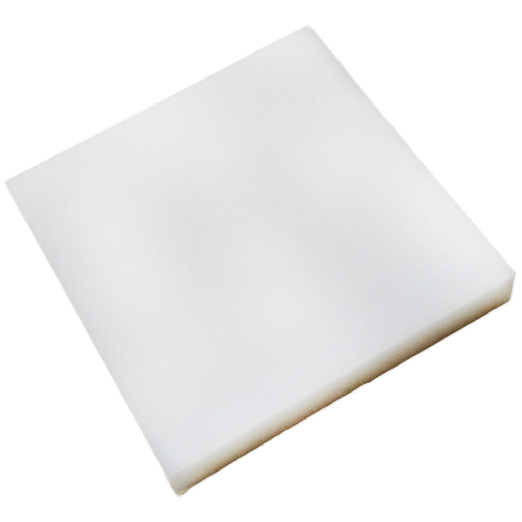 US Stock 20 ±10% x 100 x 100mm White Acetal POM Polyoxymethylene Plate Sheet