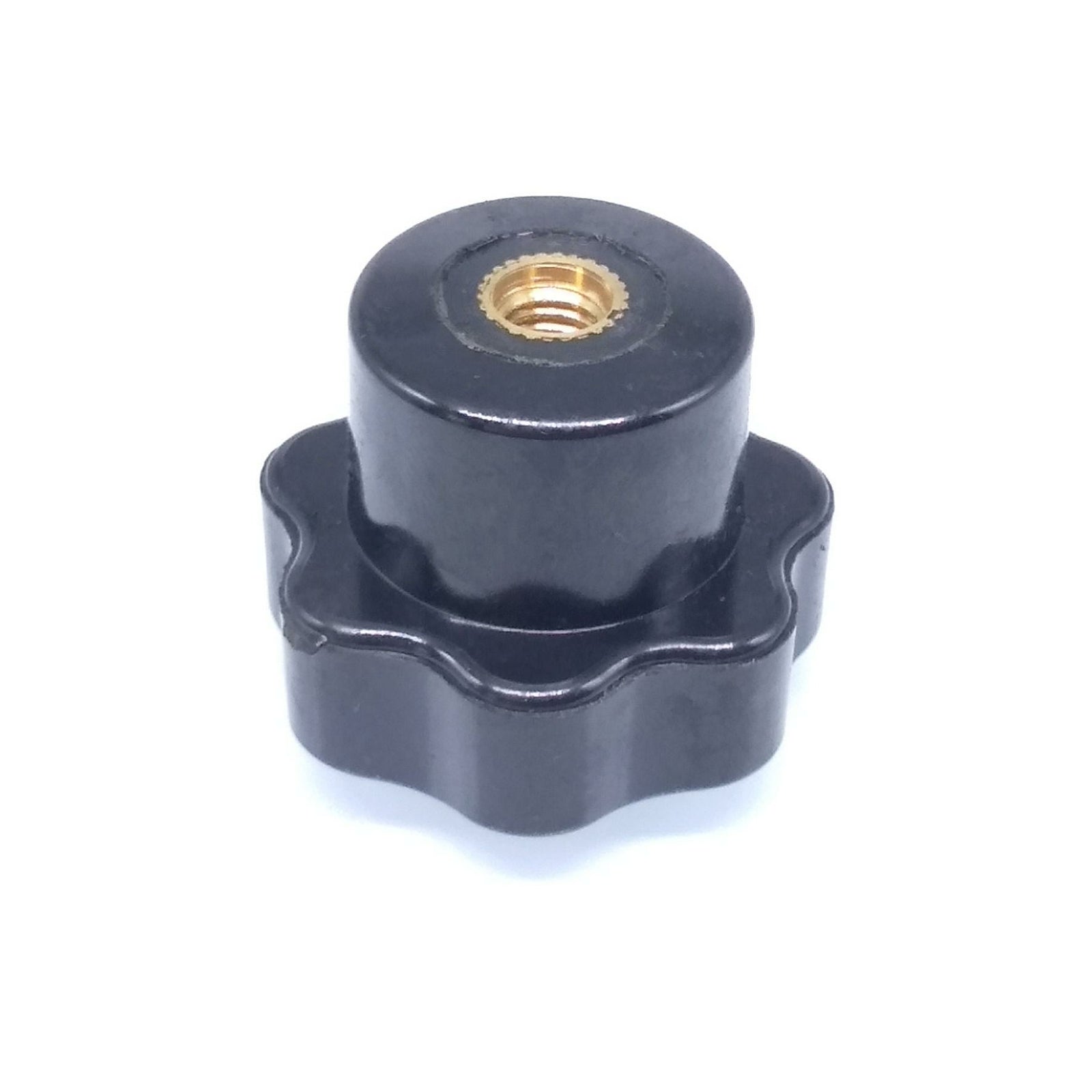 6pcs M6 x 25mm Plum Bakelite Hand Tighten Nuts Handle Star Thumb Nut