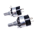 US Stock 2pcs 10K ohm B10K Linear Potentiometer ON/OFF Switch WH137-2 RV137-2