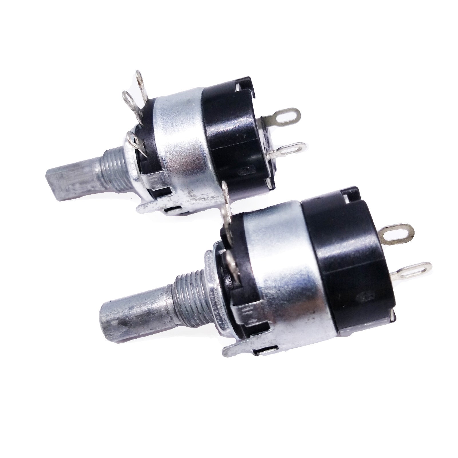 US Stock 2pcs 10K ohm B10K Linear Potentiometer ON/OFF Switch WH137-2 RV137-2