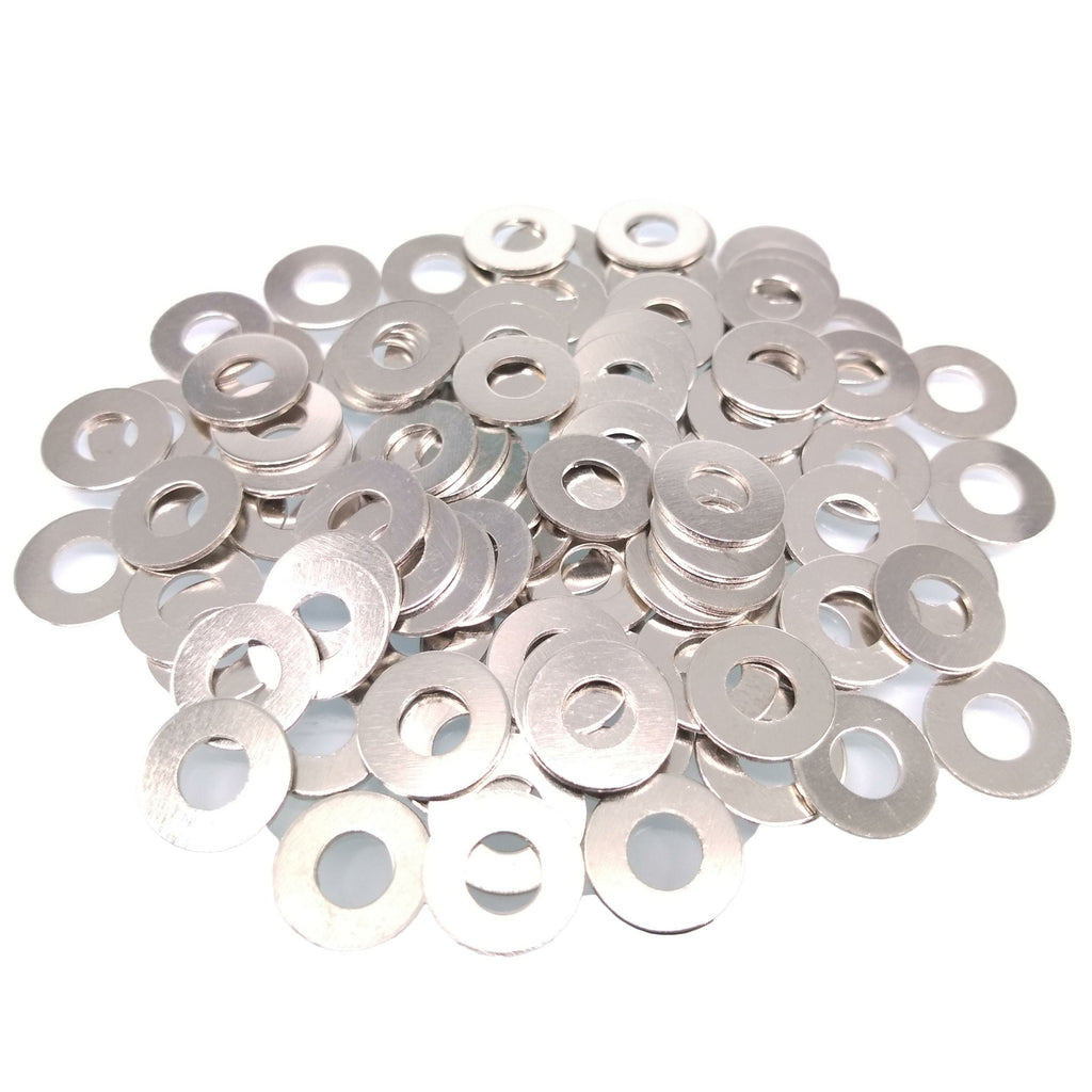 1000pcs M4 Zinc Plated Carbon Steel Flat Washers