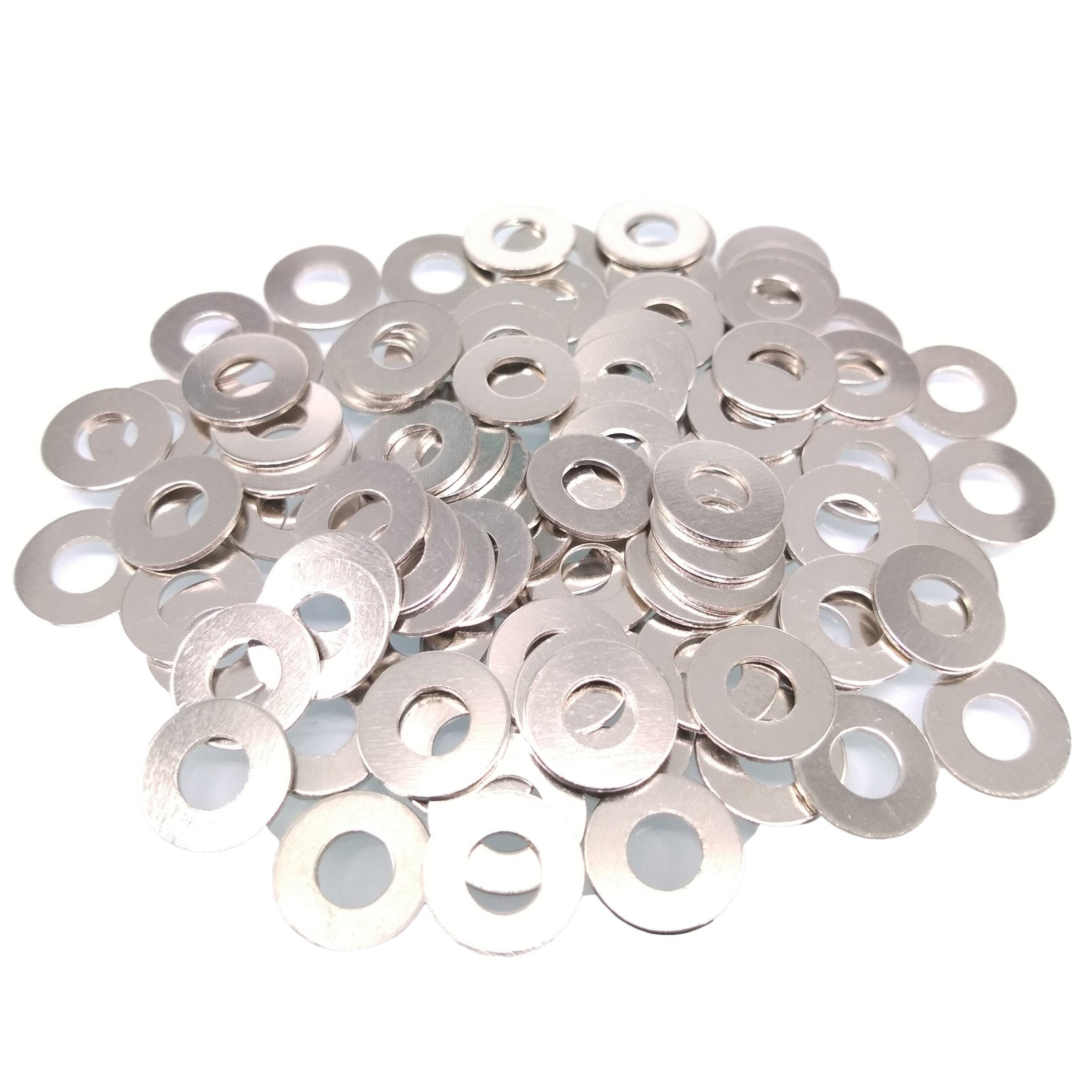 1000pcs M4 Zinc Plated Carbon Steel Flat Washers