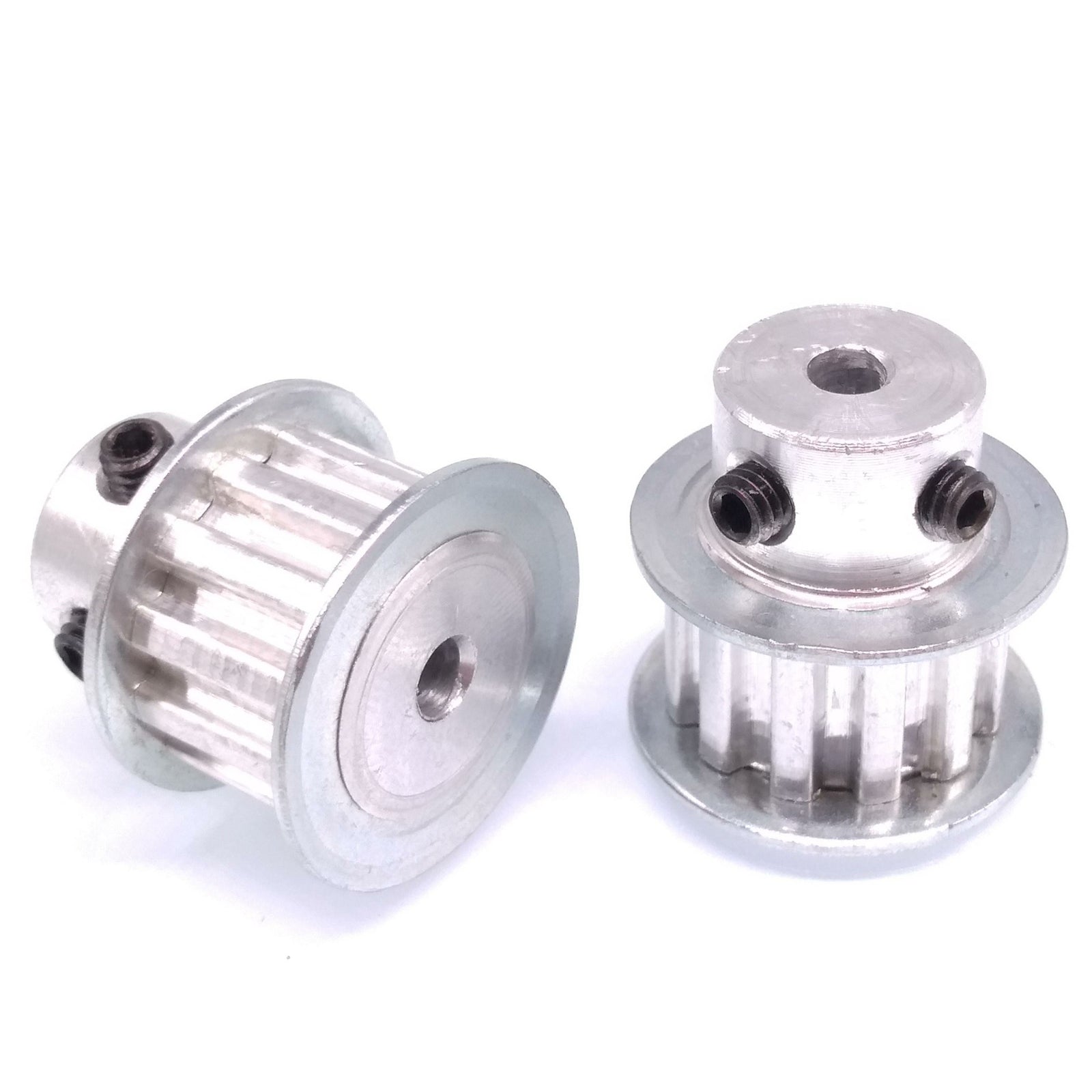 2x XL 12T Timing Belt Pulley Synchronous Wheel 4mm Bore For 10mm Width Belt