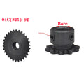 04C 9T 45# Steel Chain Sprocket Roller Chain Sprockets Bore 8mm
