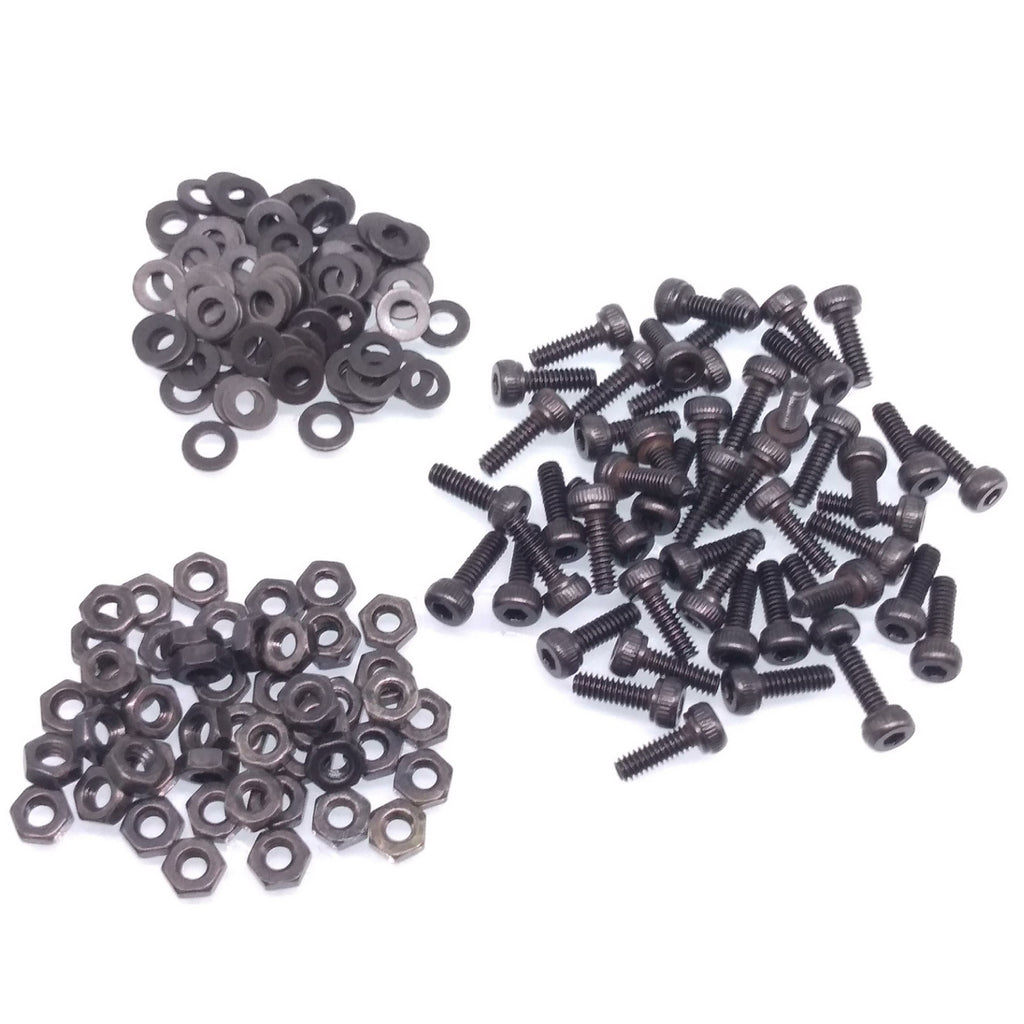 200x M2 x 8mm Socket Head Cap Screws Alloy Steel Allen Socket Drive Nuts Washers