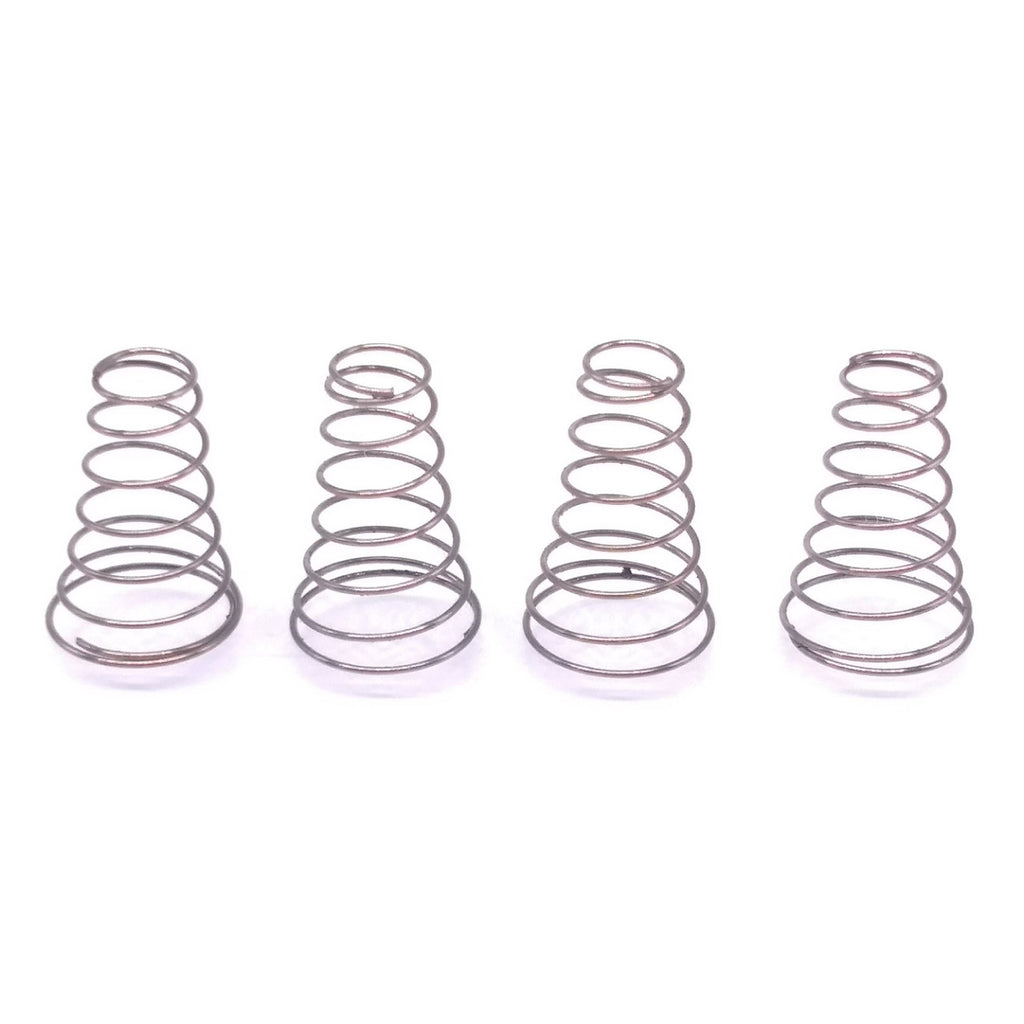4pcs Wire dia 0.4mm Steel Coil Conical Helical Compression Spring Length 15mm