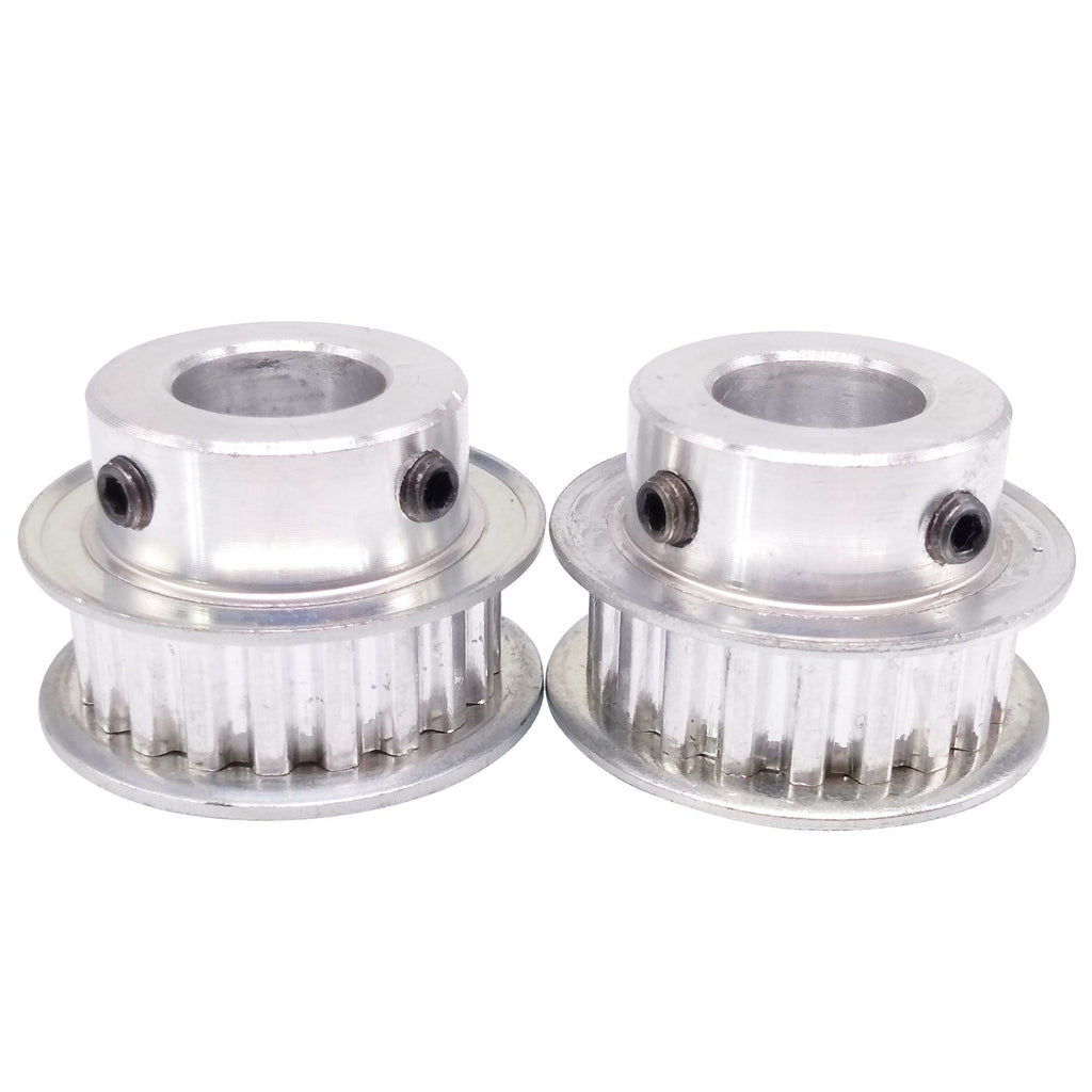 2pcs XL 20T Timing Belt Pulley Synchronous Wheel 15mm Bore For 10mm Width Belt