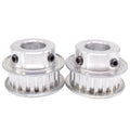 2pcs XL 20T Timing Belt Pulley Synchronous Wheel 15mm Bore For 10mm Width Belt