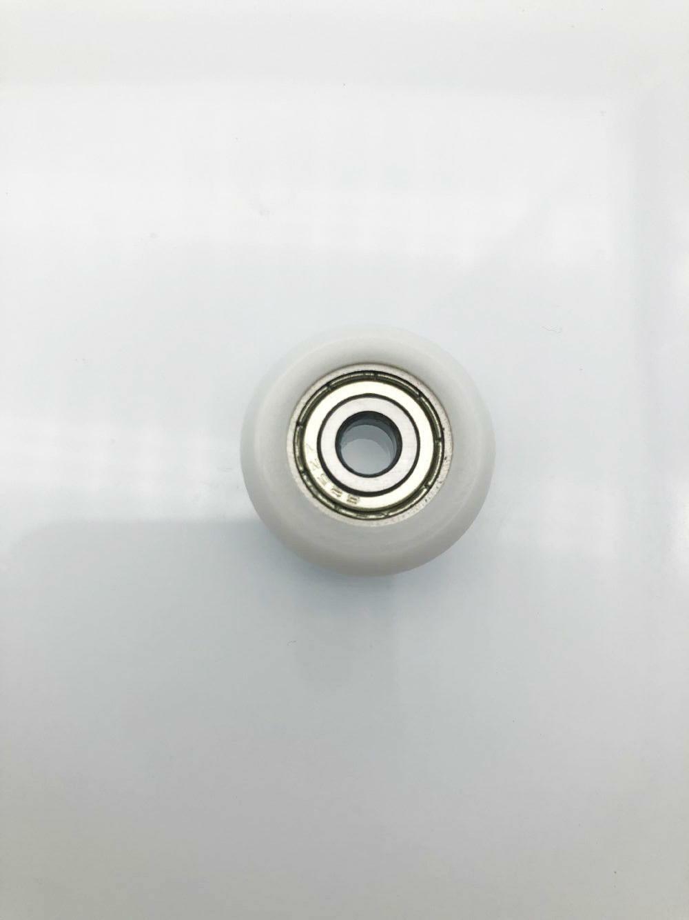 12pcs Embedded Rubber Shield Pulley Wheels Roller Groove Ball 625ZZ 5x23x7mm