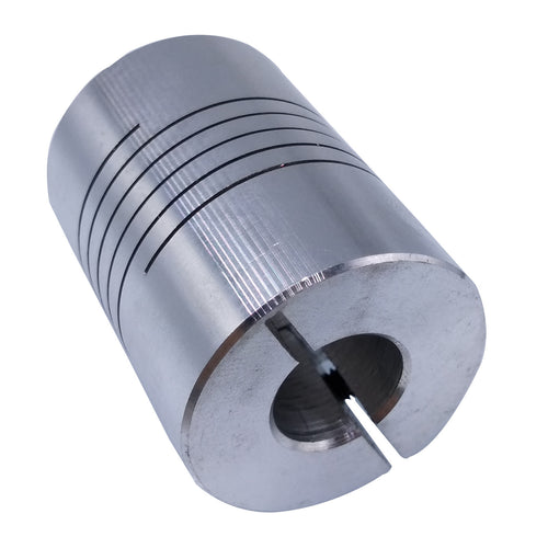 12x12.7mm 1/2" Flexible Shaft Coupling Stepper Motor Coupler D30 L40