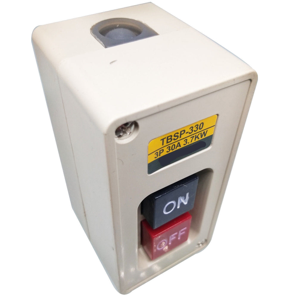 3P 3 Phase 30A 3.7KW Maintained On/Off Power Pushbutton Switch TBSP-330