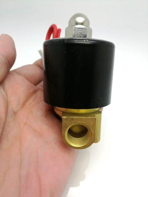 110v AC 1/4" Electric Solenoid Valve Diesel Gas Water Air 2W-025-08 NC