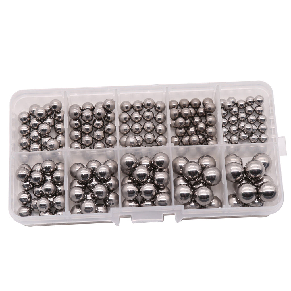 1mm-4.763mm High Precision Bearing Balls Smooth Ball Box Set 304 Stainless Steel