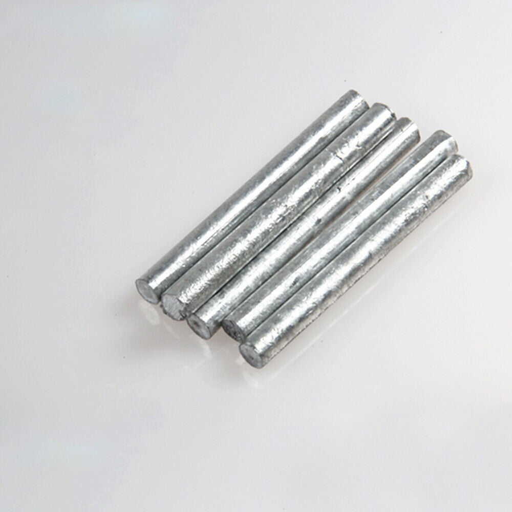 1pc 10mm ±10% x 100mm Pure Zinc Round Rod Zinc Electrode Sacrificial Anode 100mm