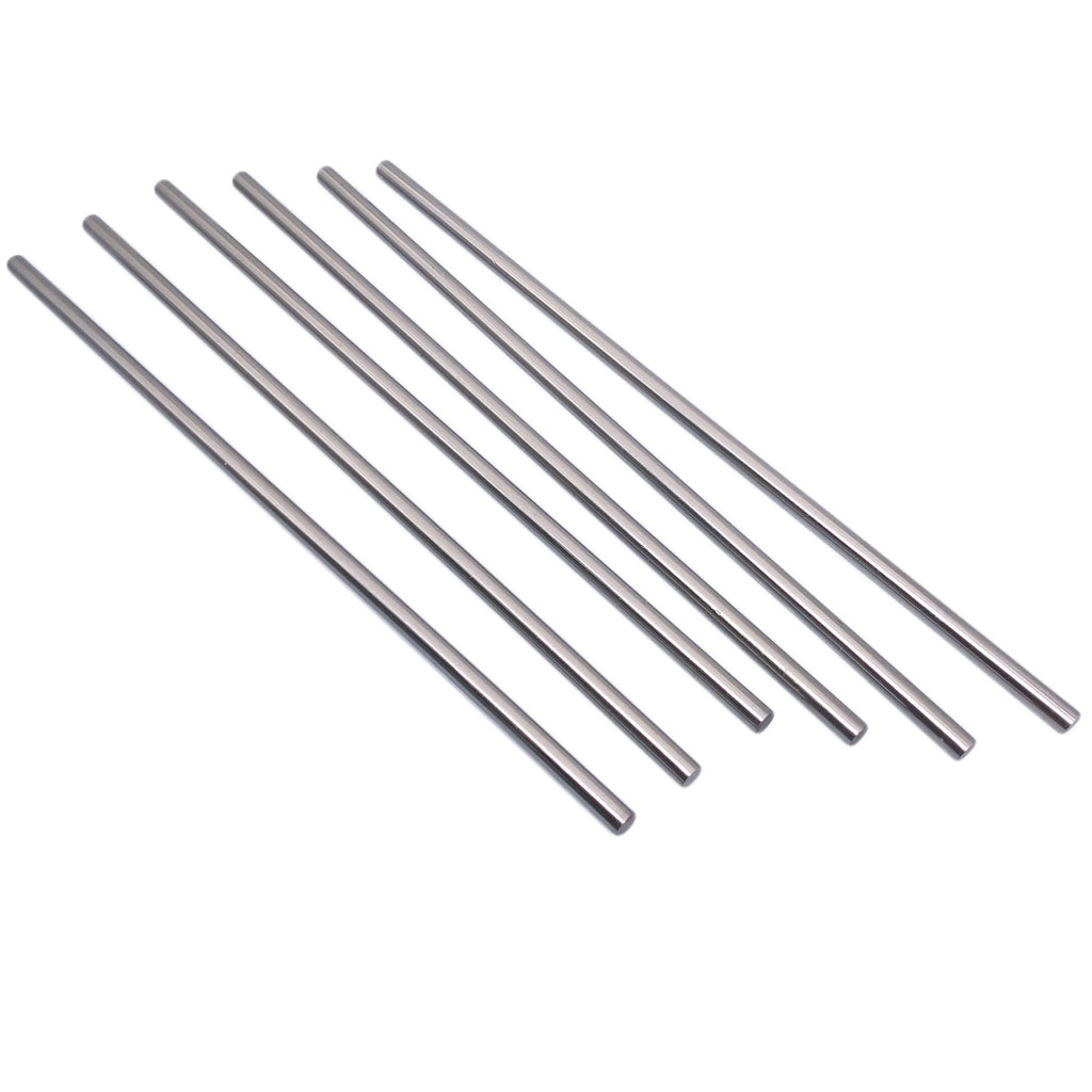 US Stock 6pcs 5mm x 200mm Machine Boring Tool HSS Round Lathe Bit Bars
