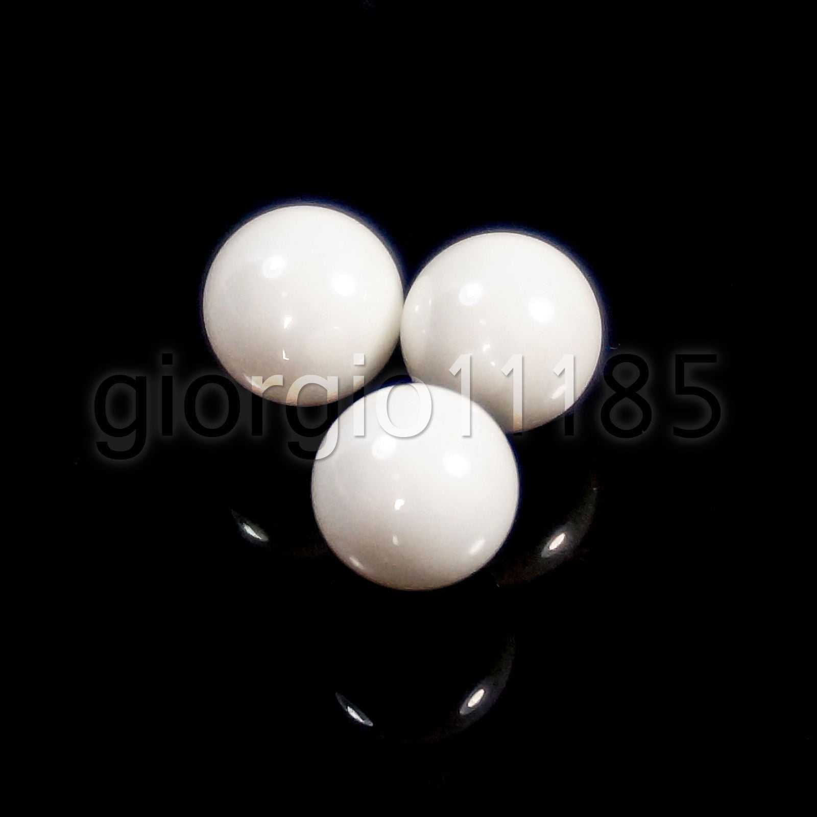 US Stock 10pc 2.5mm 0.098 inch Ceramic Bearing Balls ZrO2 Zirconia Oxide Ball G5