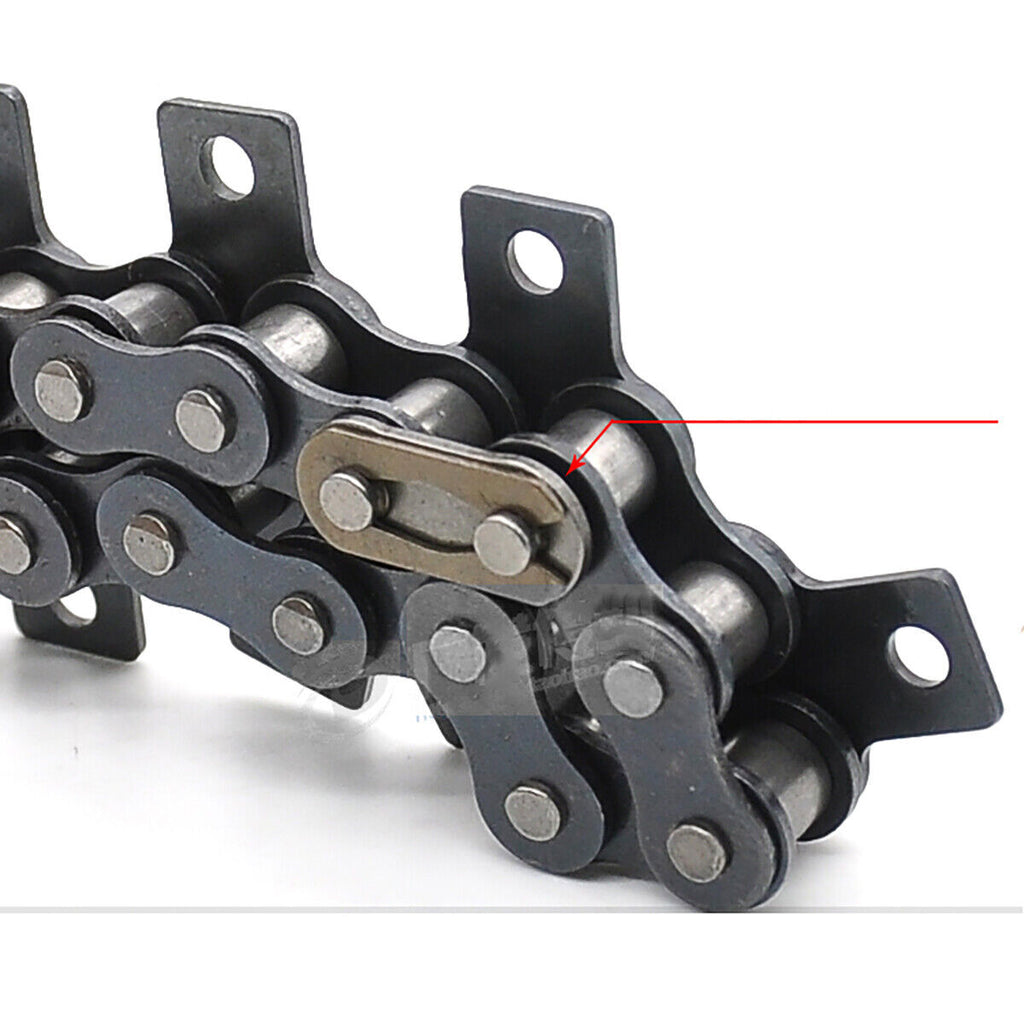 1.524M 08B-1 Roller Chain 1/2" Drive Chain Ears Hole 6.5mm +Lock Link