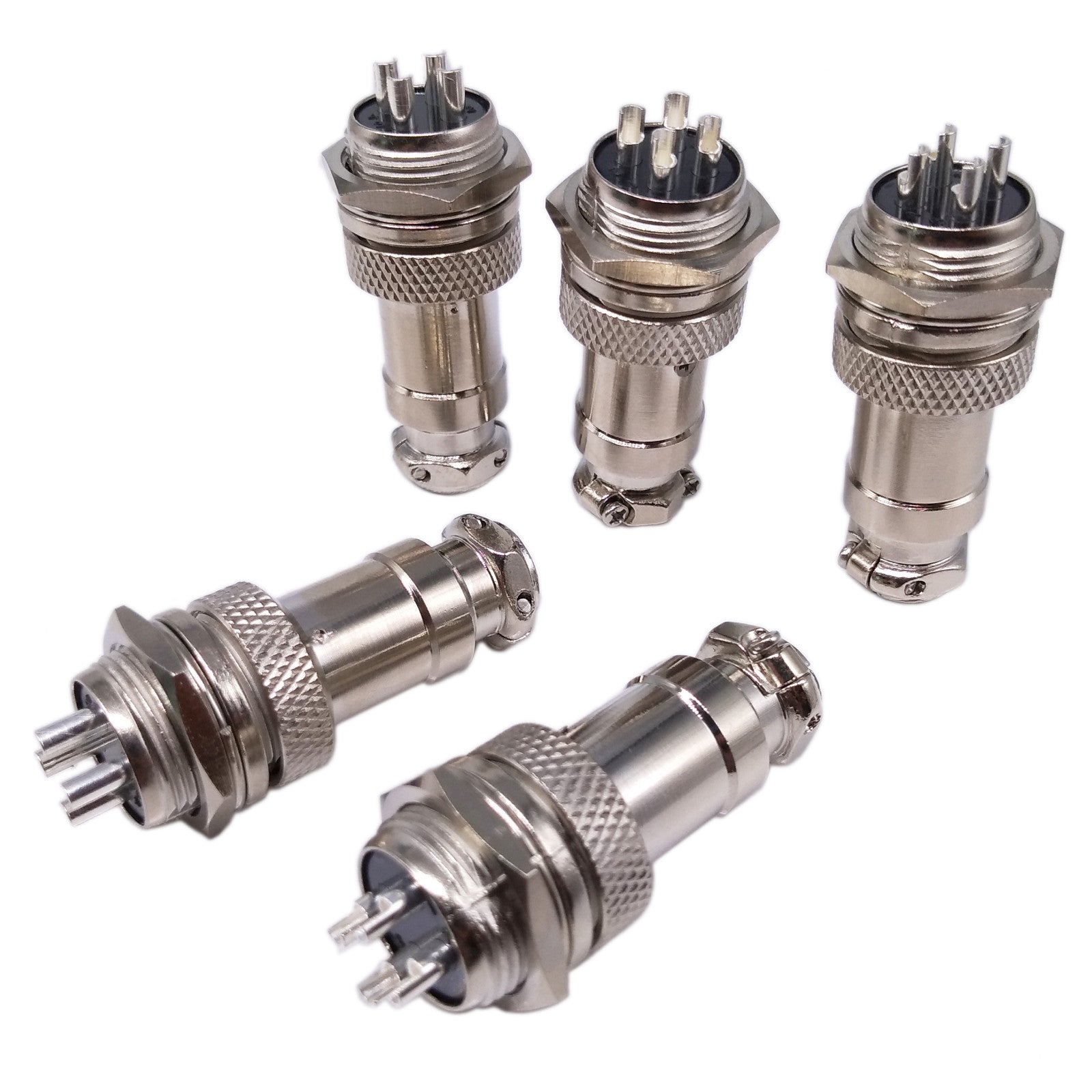 AU Stock 5 Pair Aviation Plug 4 Pin Male Female Panel Wire Connector 16mm GX16-4
