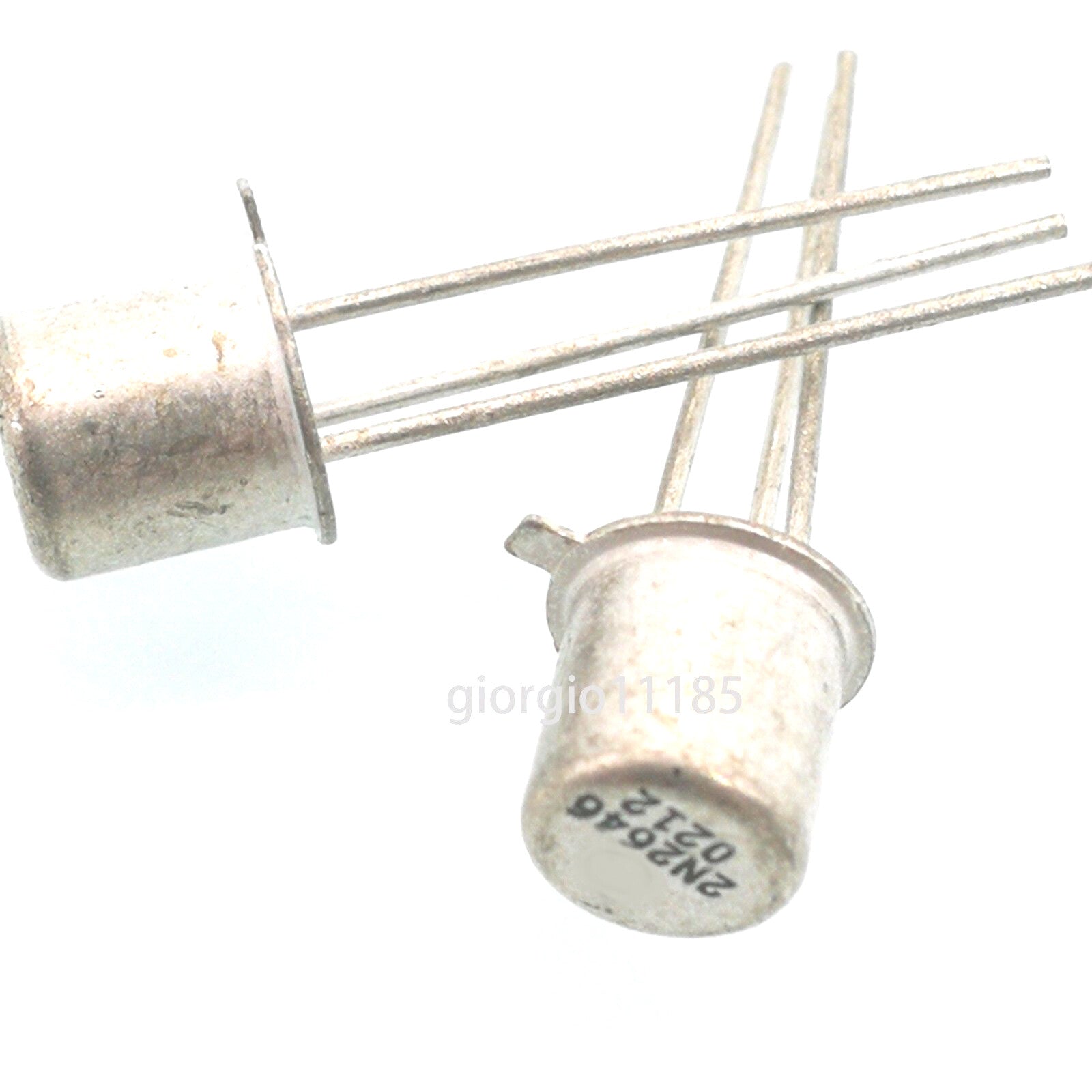 US Stock 10pcs 2N2646 Silicon Unijunction Transistor Metal Can 300mW TO-18