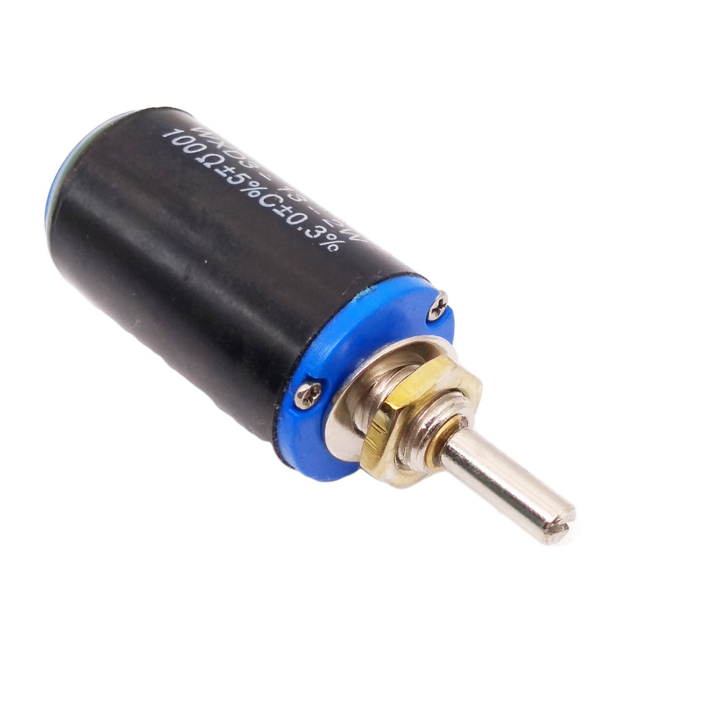 2x 100 ohm WXD3-13 Rotary Multi-turn Wirewound Precision Potentiometer