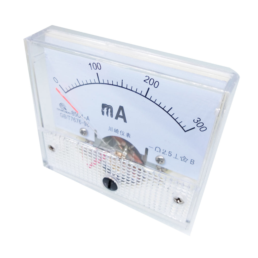 AU Stock Analog Panel AMP Current Ammeter Meter Gauge 85C1 0-300mA DC