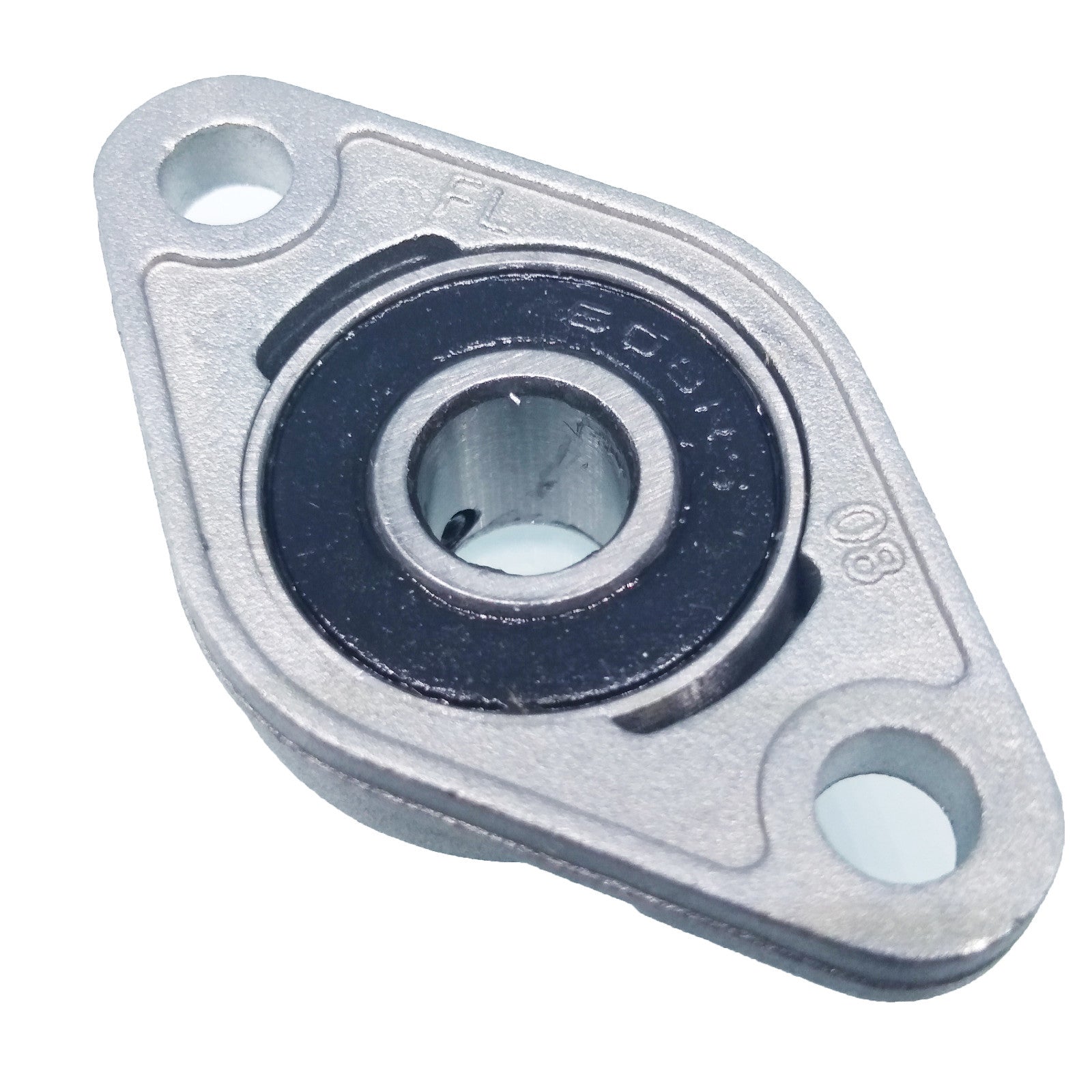 US Stock 2pcs 8mm Bore KFL08 FL08 Pillow Block Bearing Flange Block Bearings