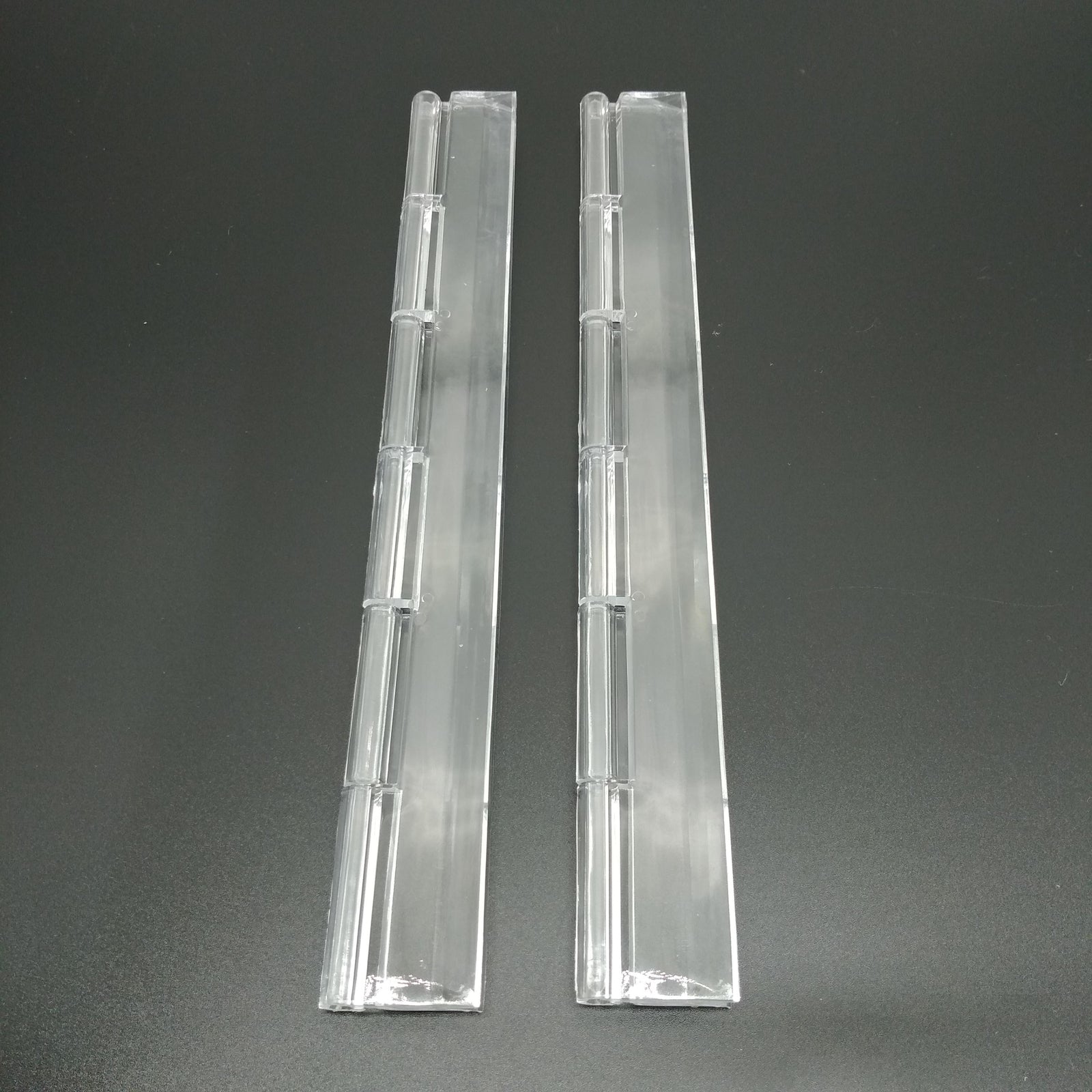 US Stock 2pcs Clear PMMA Acrylic Plastic Folding PMMA Hinge 200 x 42mm