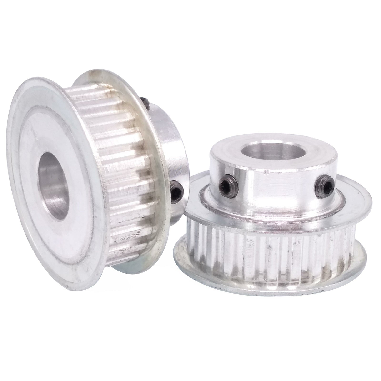 2pcs XL 24T Timing Belt Pulley Synchronous Wheel 14mm Bore For 10mm Width Belt