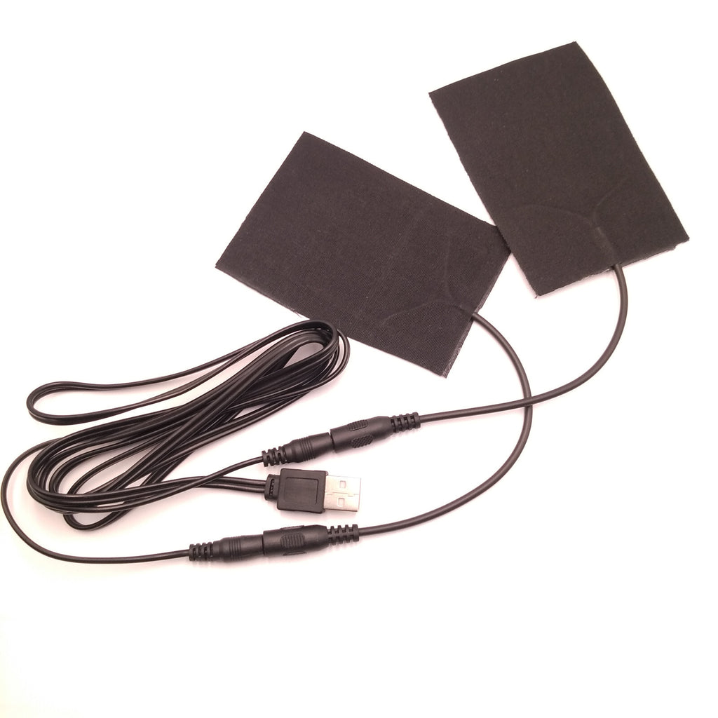US Stock 2x Protable USB Heating Heater Warm Plate for Shoes Golves Mouse Pad