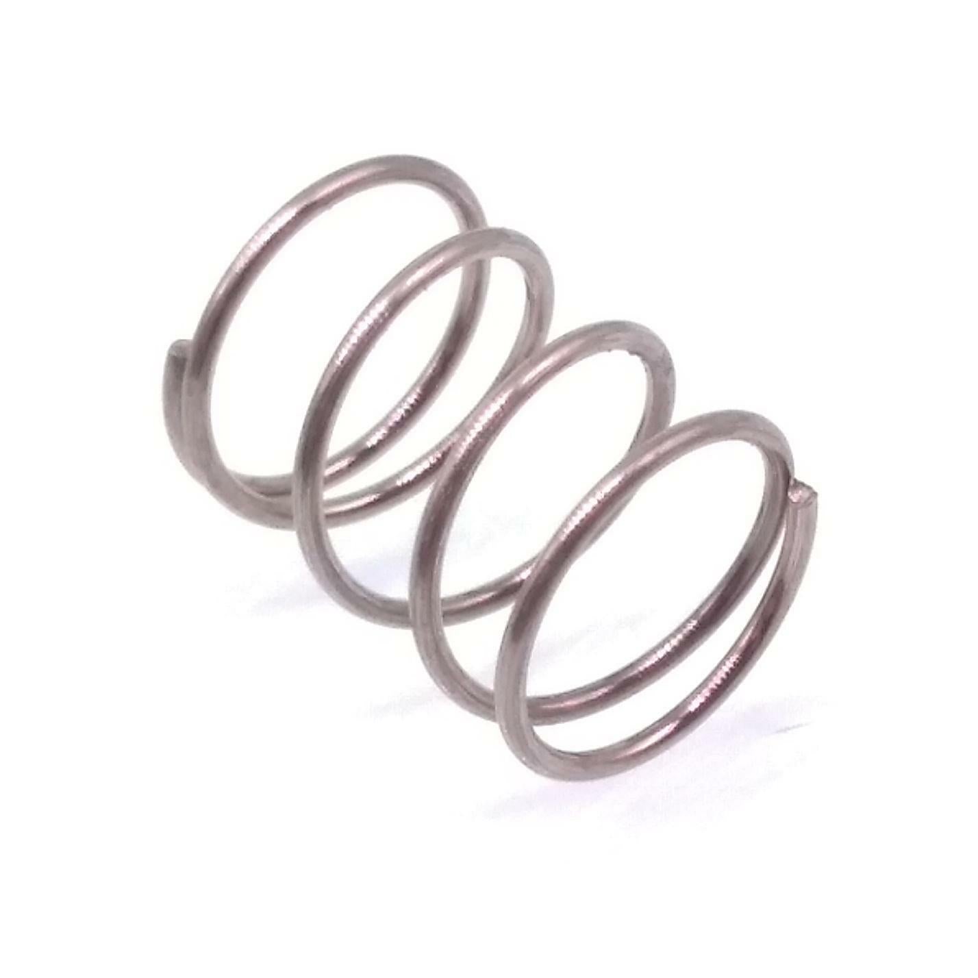10x 0.6mm Wire Dia Stainless Steel Compression Spring Pressure OD 8mm Length 10