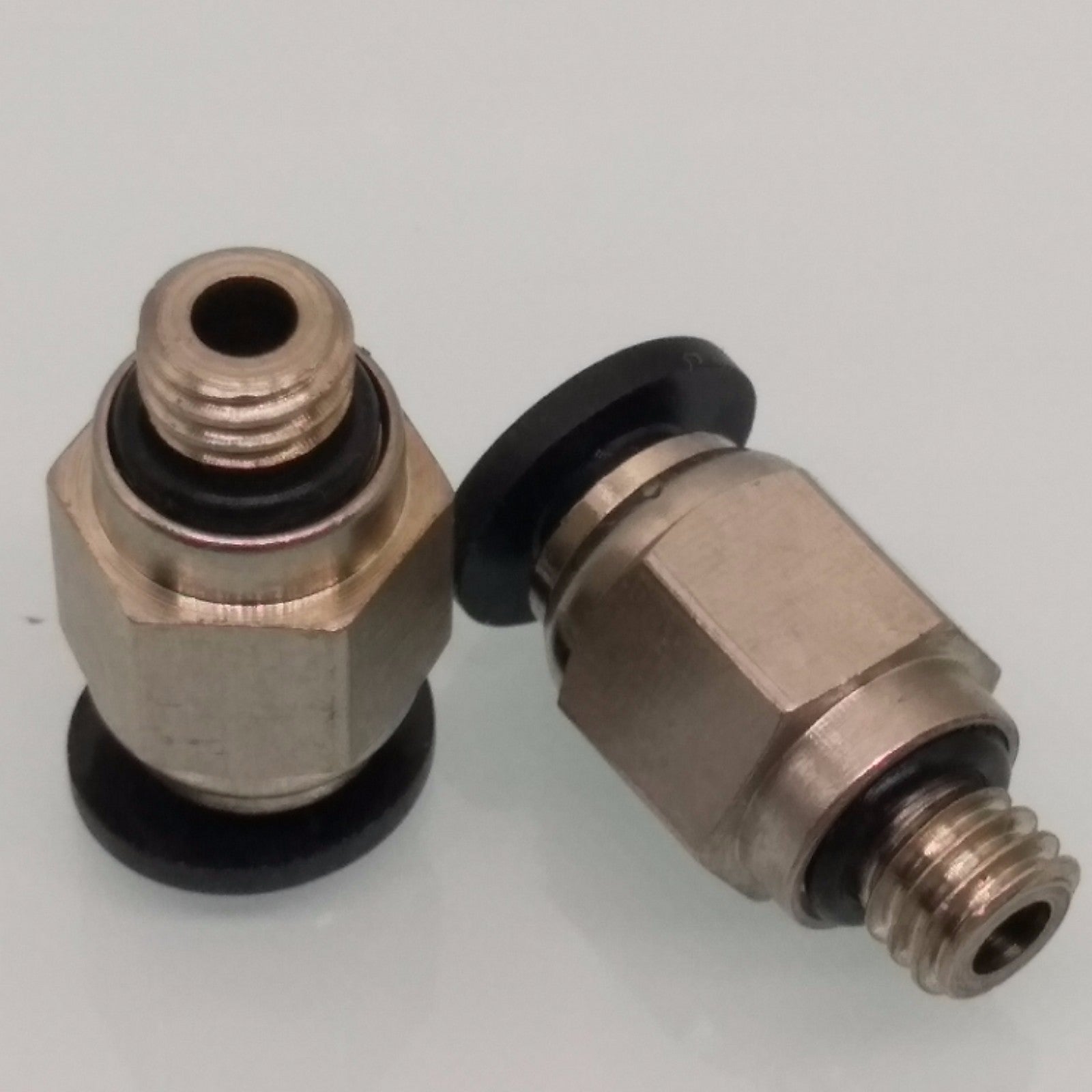 US Stock 10pcs M6 to 4mm Hole Tube Air Pneumatic Push in Quick Connector Jointer