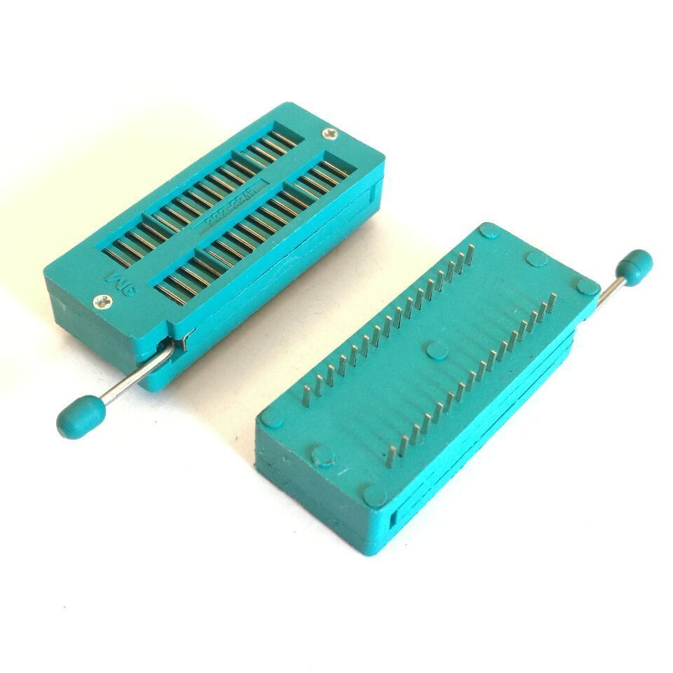AU Stock 2x 32 Pin 2.54mm ZIF ZIP IC Test DIP Board Socket Universal 232-3345
