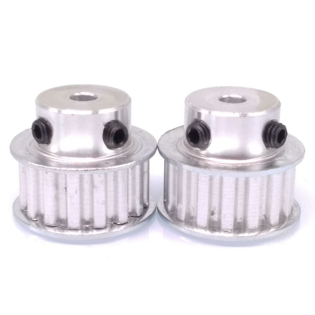 2x XL 16T Timing Belt Pulley Synchronous Wheel 5mm Bore For 10mm Width Belt
