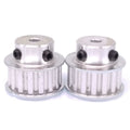 2x XL 16T Timing Belt Pulley Synchronous Wheel 5mm Bore For 10mm Width Belt