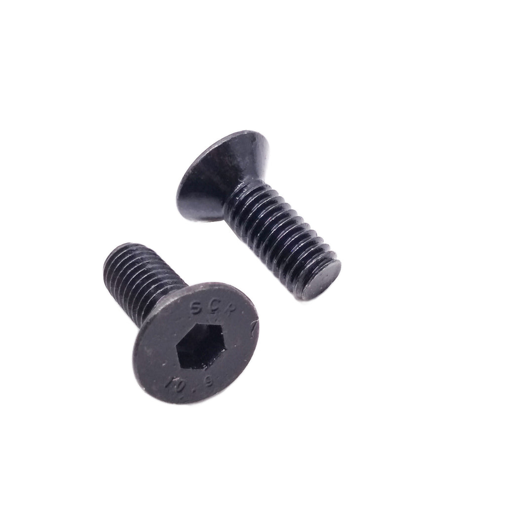 US Stock 50x M6 x 16mm Grade 10.9 Flat Countersunk Hex Socket Bolts Screws Black