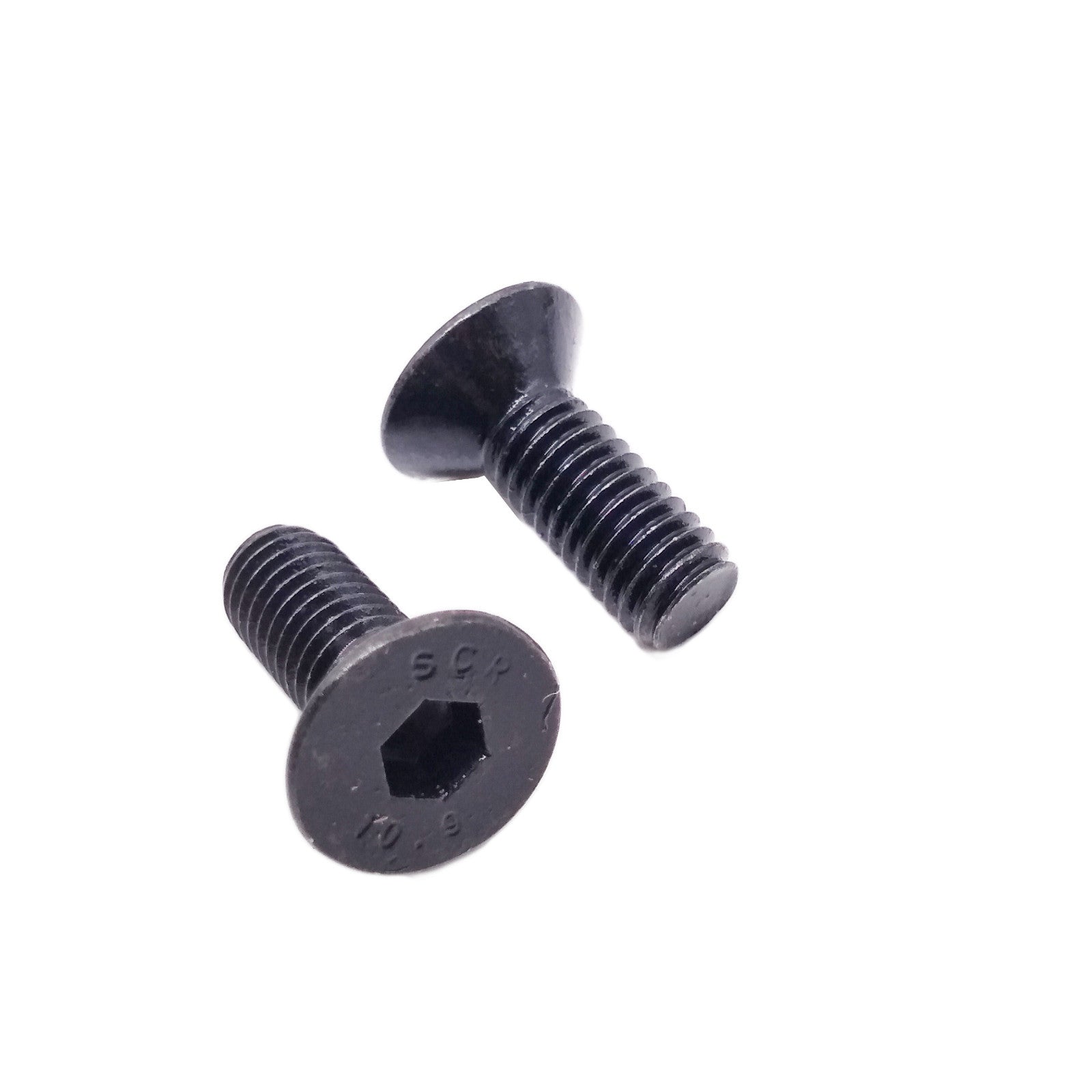 US Stock 50x M6 x 16mm Grade 10.9 Flat Countersunk Hex Socket Bolts Screws Black
