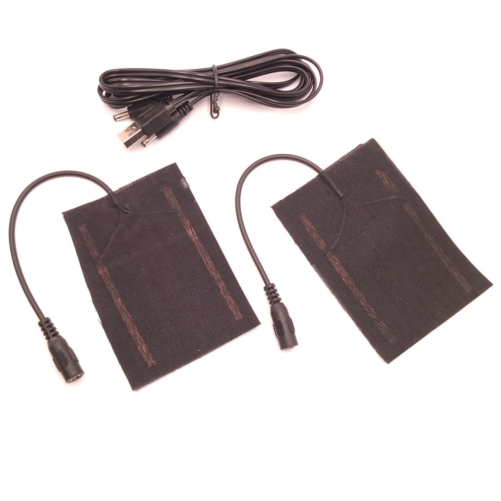 US Stock 2x Protable USB Heating Heater Warm Plate for Shoes Golves Mouse Pad