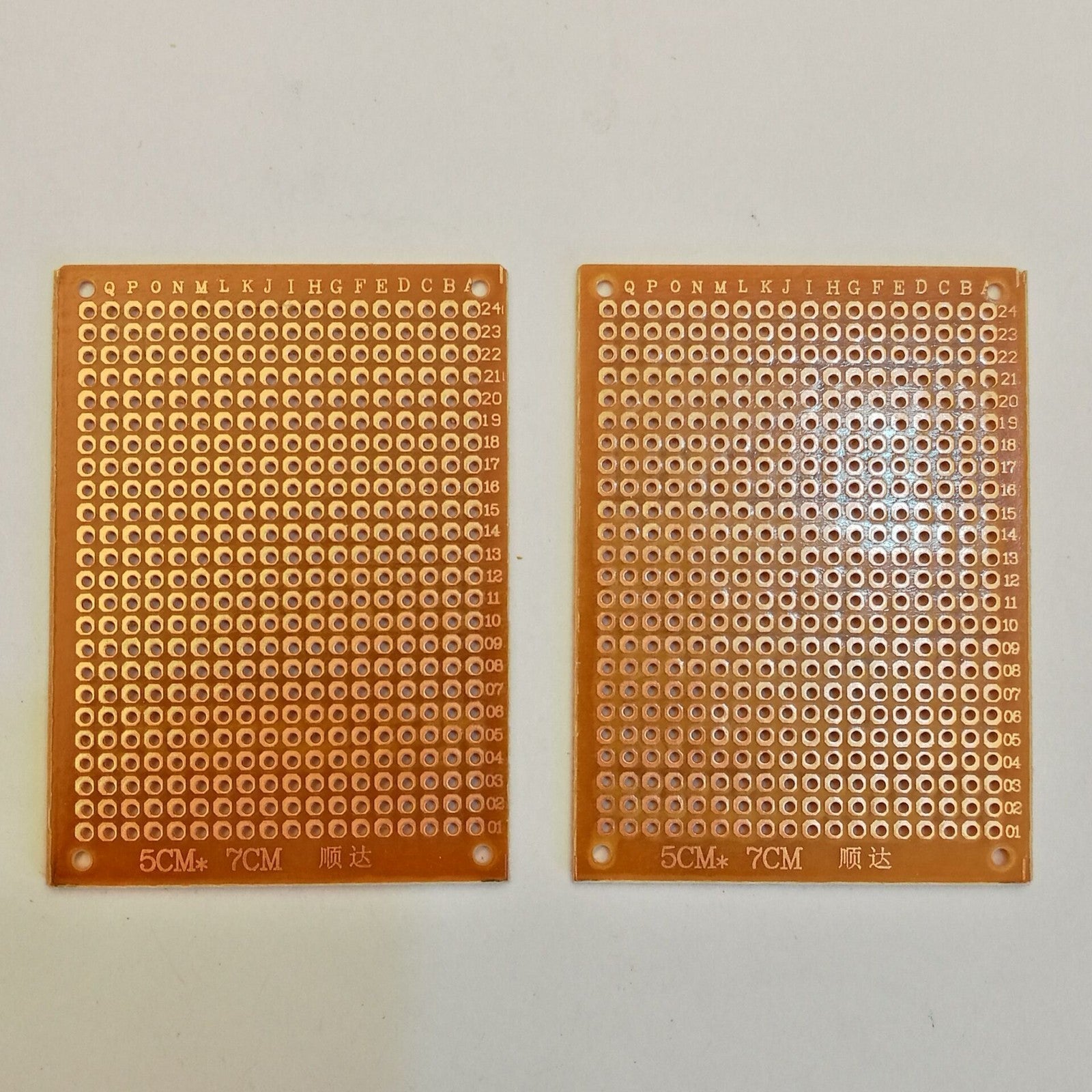US Stock 20pcs Prototype PCB Universal Bread Board 5 x 7cm Sigle Side Copper