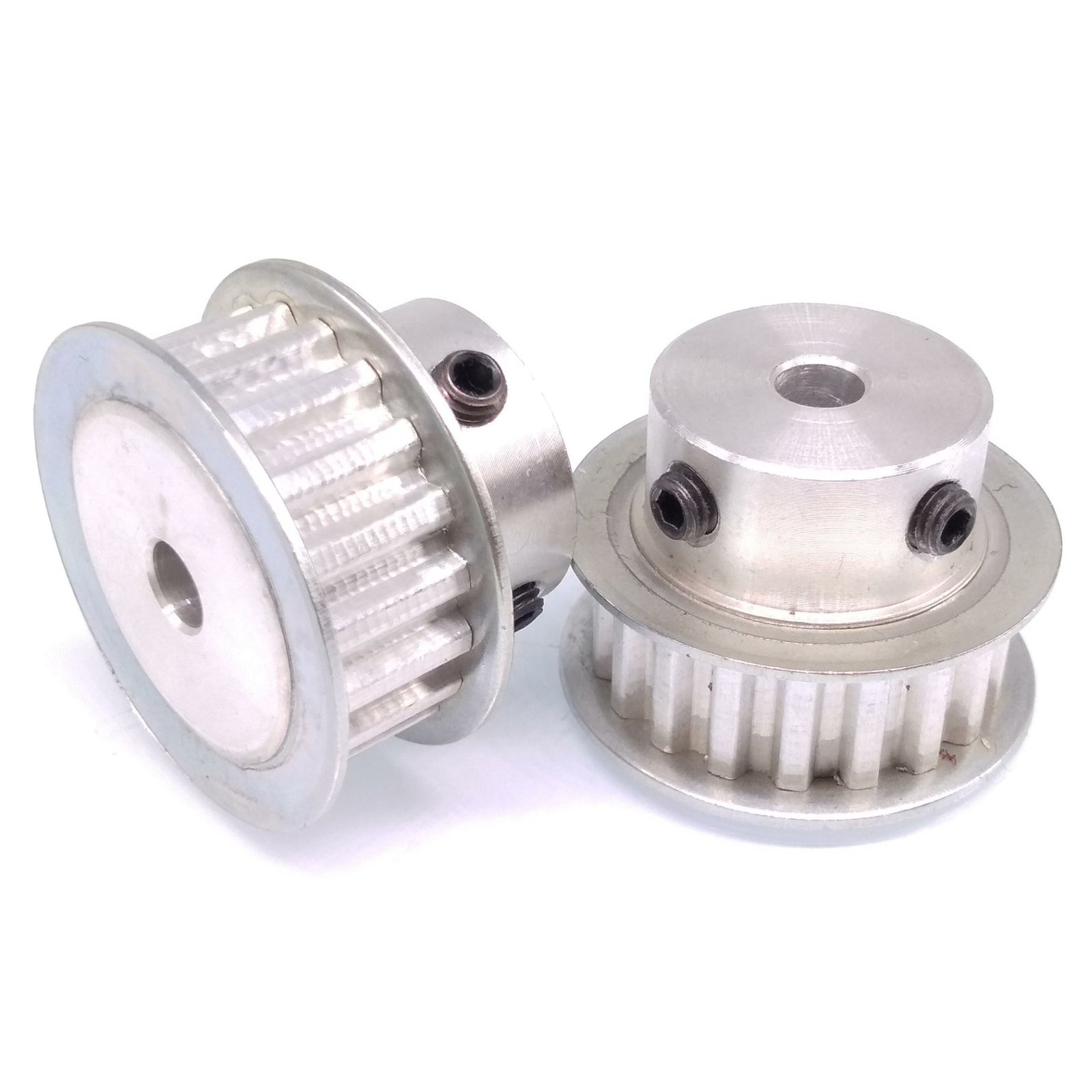 2x XL 19T Timing Belt Pulley Synchronous Wheel 6mm Bore For 10mm Width Belt