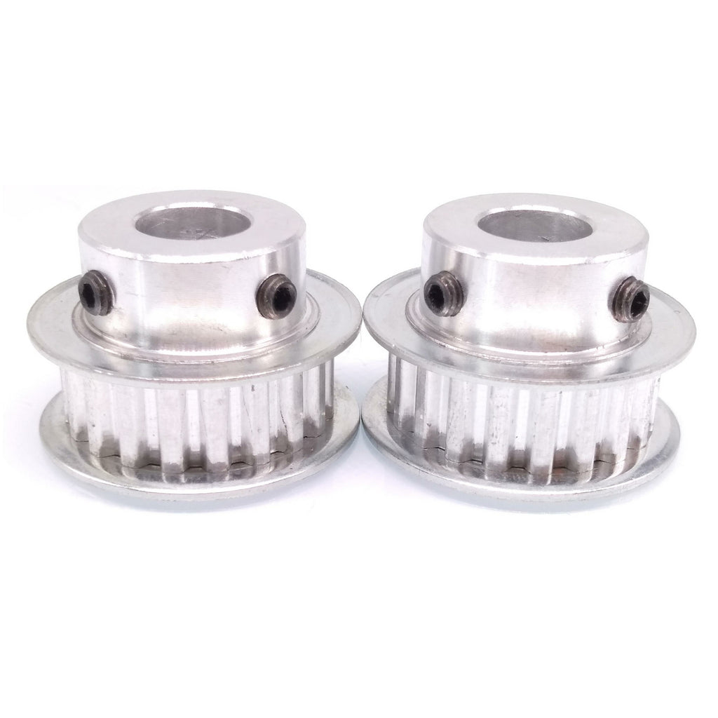 2pcs XL 20T Timing Belt Pulley Synchronous Wheel 12.7mm Bore For 10mm Width Belt