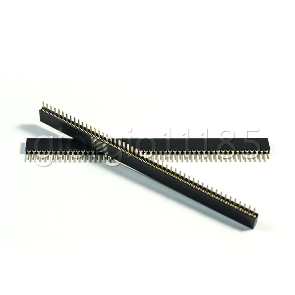 US Stock 10pcs 50-Pin 50P 1.27mm Single Row Straight Female Pin Header Strip